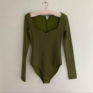 & Other Stories green bodysuit size XS